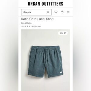 Katin Cord Local Short—Light Blue-Small